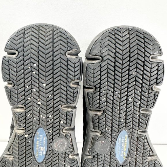 Skechers Work Shoes Womens Size US 9 Black Memory Foam Slip Resistant Light - Picture 9 of 13